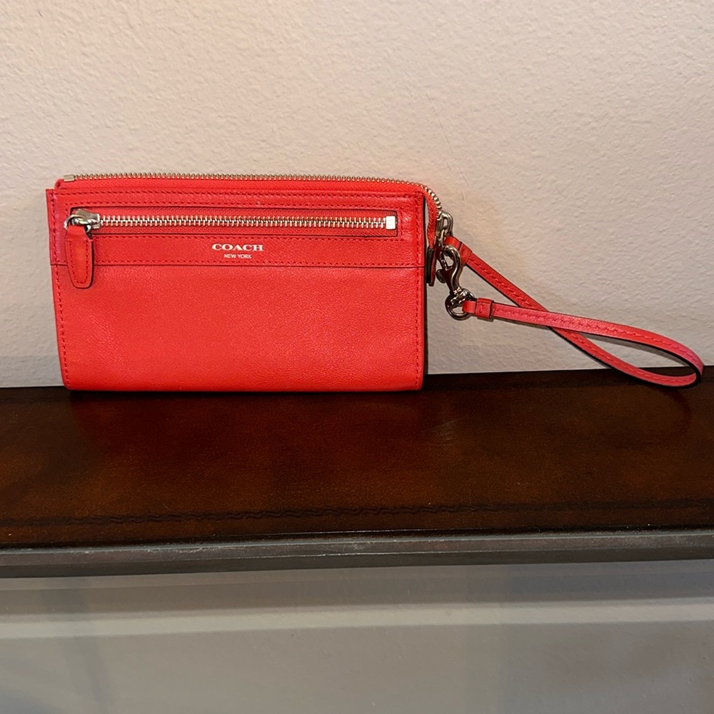 *SOLD* Red Coach wristlet